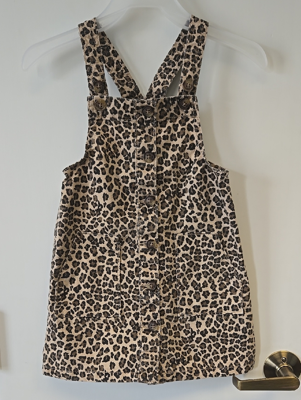 Girls 5t Leopard Print Dress